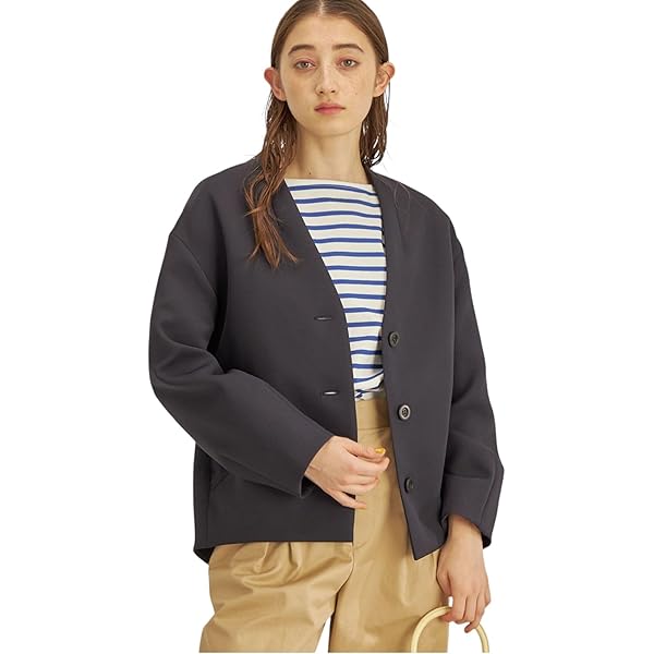 未使用級✨SHIPS トリプルクロス ノーカラー コート 38 紫 23ss トリプルクロス ノーカラー コート◇｜ SHIPS 公式サイト